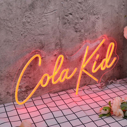 Cola Kid Red Led Neon Sign - Shineneon