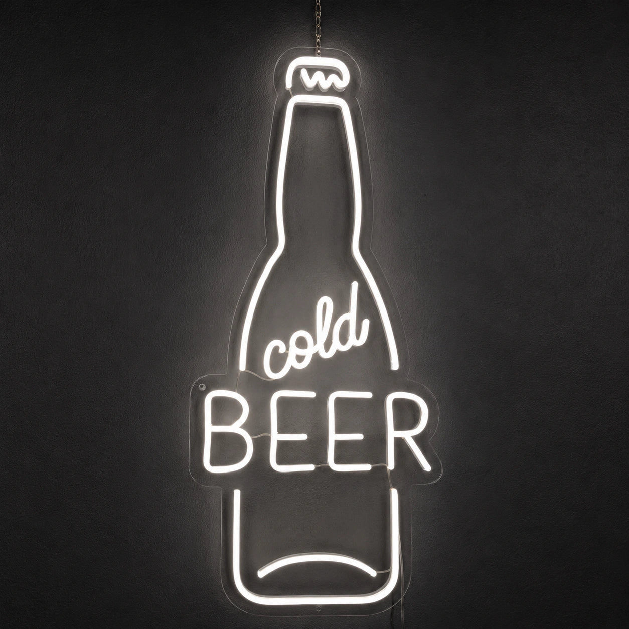 Cold Beer Blackboard Neon Sign LED Neon Sign high-converting product image