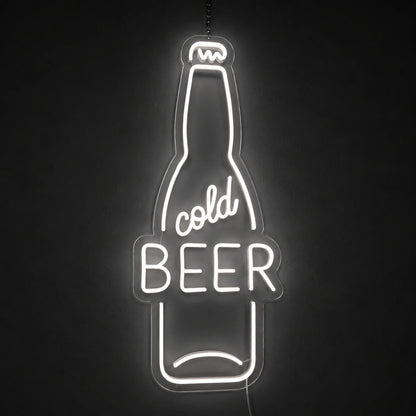 Cold Beer Blackboard Neon Sign LED Neon Sign main product image
