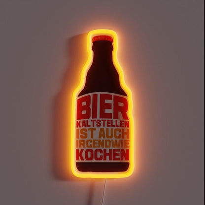Cold Beer Is Cooking Rgb Led Neon Sign - Shineneon