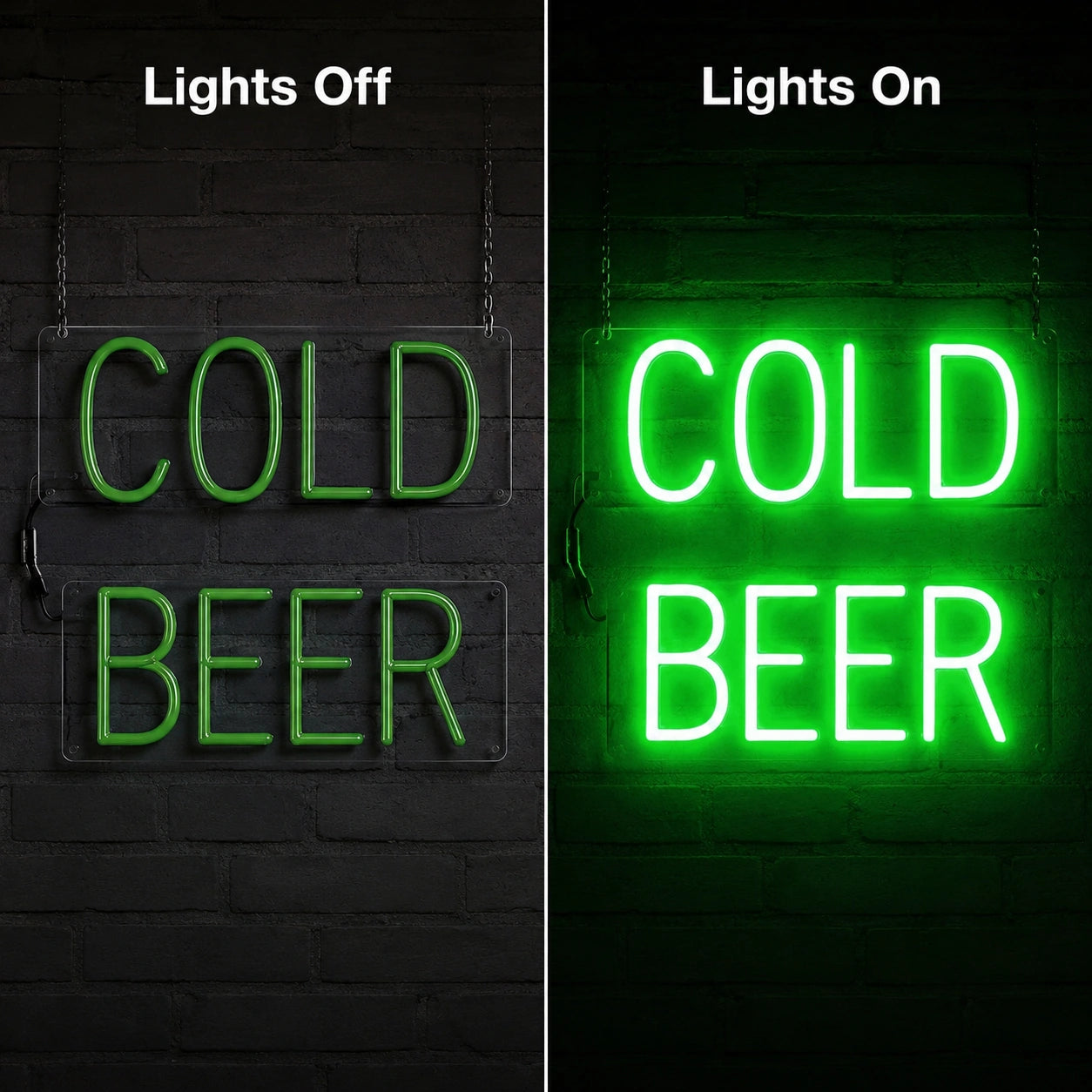Cold Beer LED Neon Sign main product image