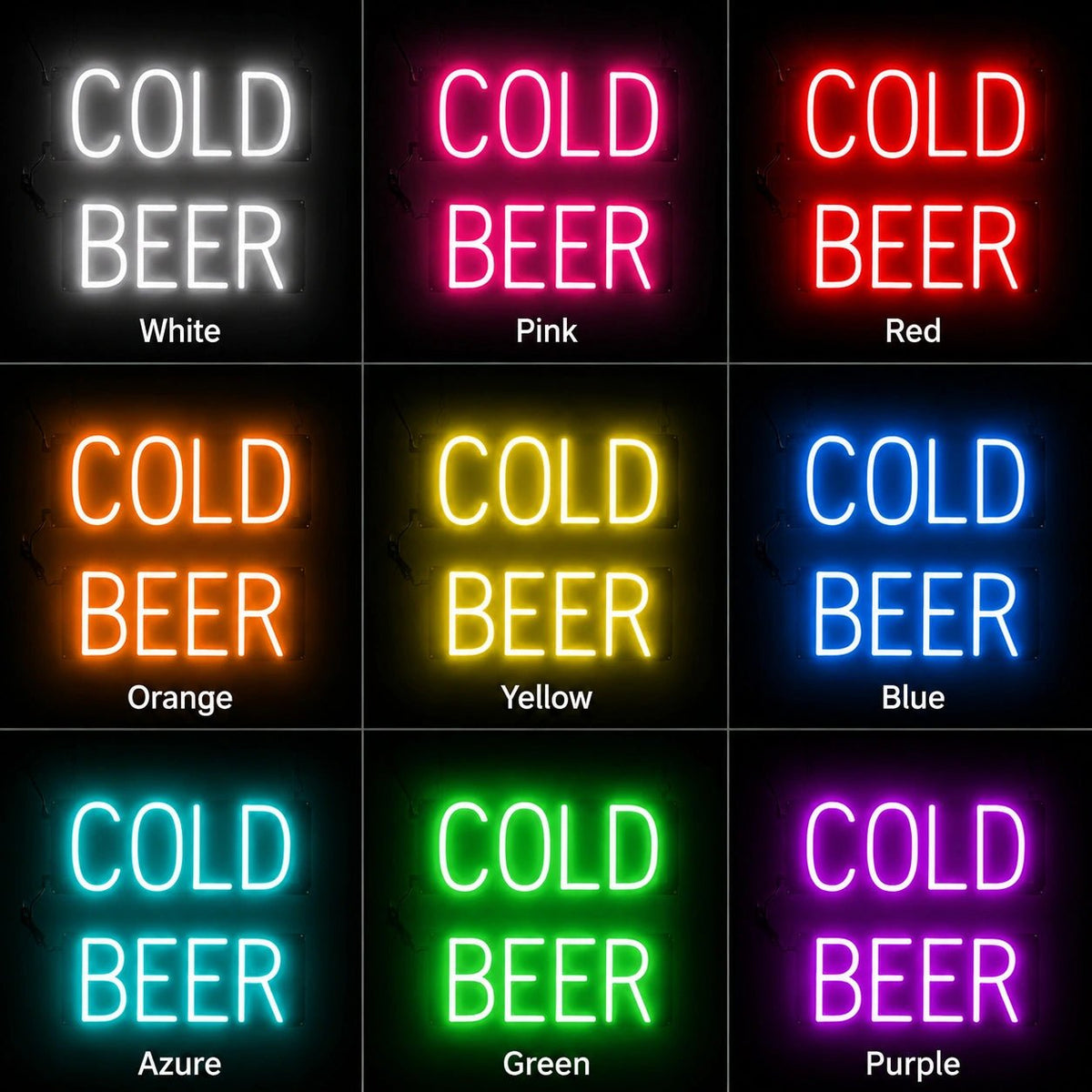 Cold Beer LED Neon Sign - Shineneon