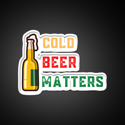 Cold Beer Matters Design Beer Bar Decor Led Neon Sign Rgb Color - LED neon sign view 11