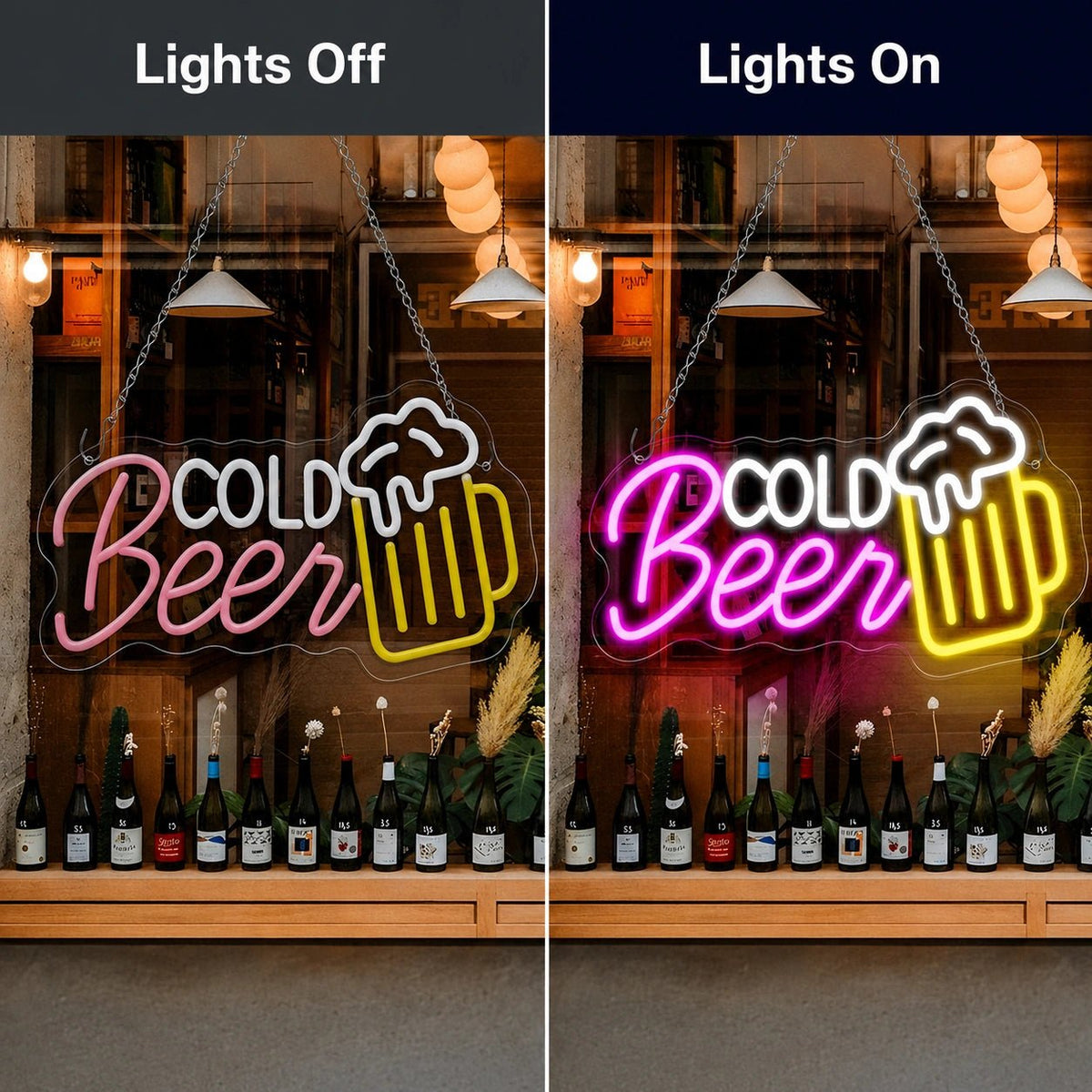 Cold Beer Mug LED Neon Sign - Shineneon