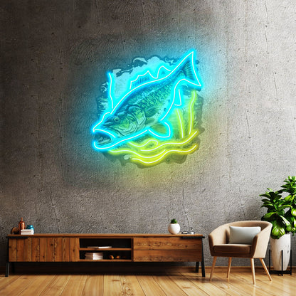Cold Fishing Frame Led Neon Sign Light Custom Led Signs - Shineneon