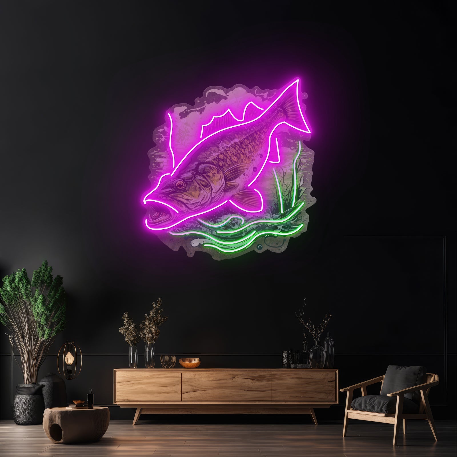 Cold Fishing Frame Led Neon Sign Light Custom Led Signs - Shineneon