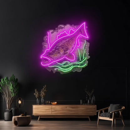 Cold Fishing Frame Led Neon Sign Light Custom Led Signs - Shineneon