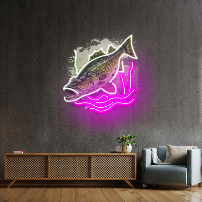 Cold Fishing Frame Led Neon Sign Light Custom Led Signs - Shineneon