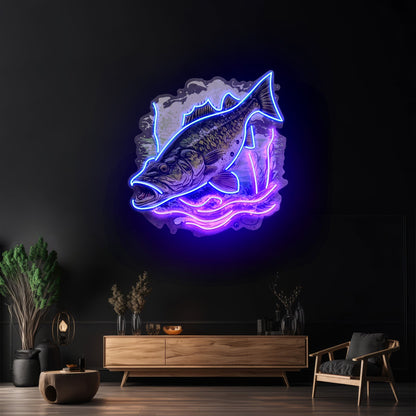 Cold Fishing Frame Led Neon Sign Light Custom Led Signs - Shineneon