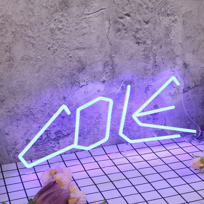 Cole Blue Led Neon Sign - Shineneon