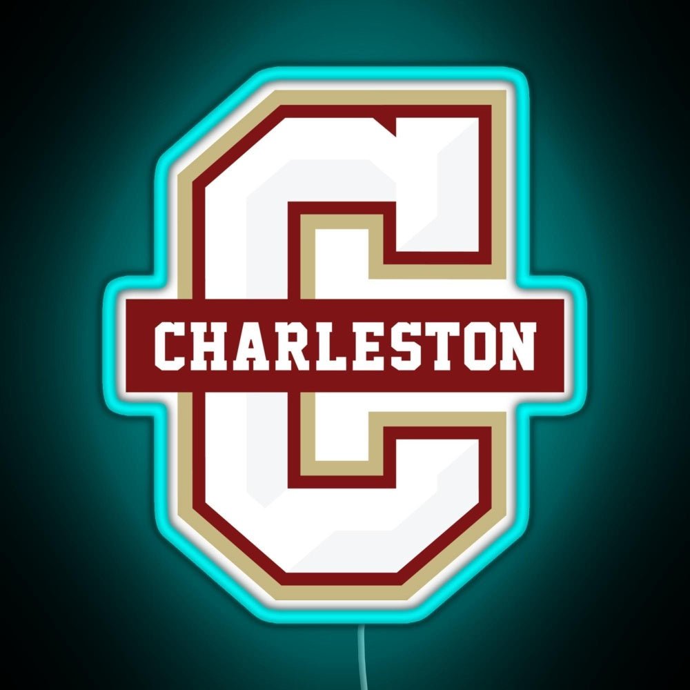 College Of Charleston Cougars Rgb Led Neon Sign Pop Wall Art - Shineneon