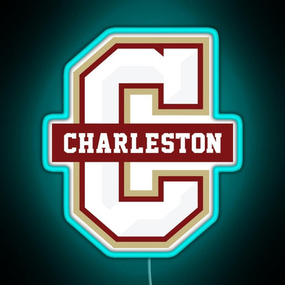 College Of Charleston Cougars Rgb Led Neon Sign Pop Wall Art - Shineneon
