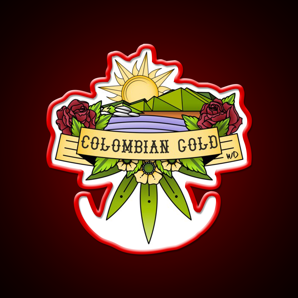 Colombian Gold Hemp Inspired Green Leaf Led Neon Sign Rgb Color - LED neon sign view 10