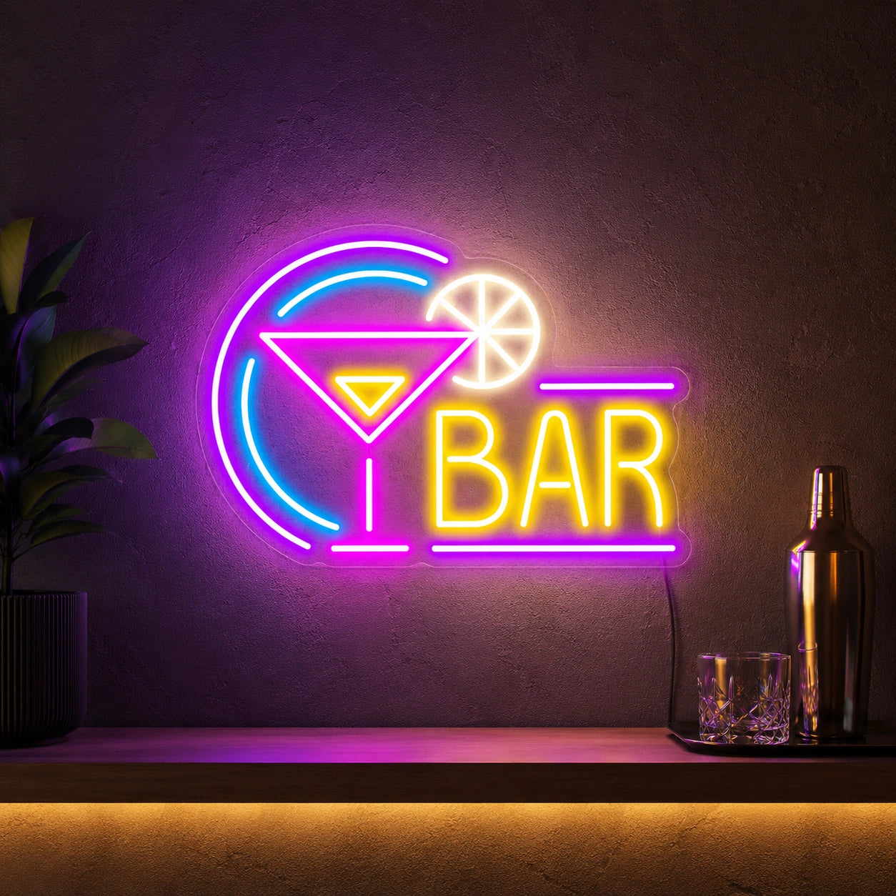 Color Bar Wall Neon Sign LED Neon Sign high-converting product image