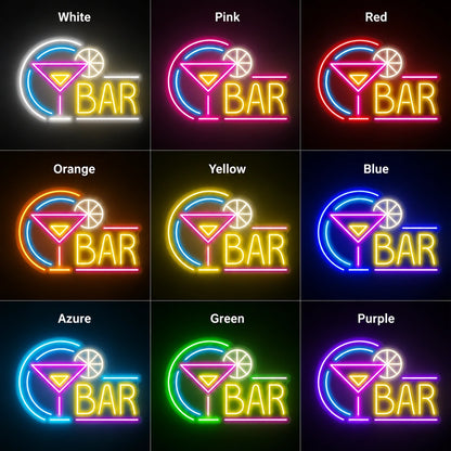 Color Bar Wall Neon Sign LED Neon Sign color grid