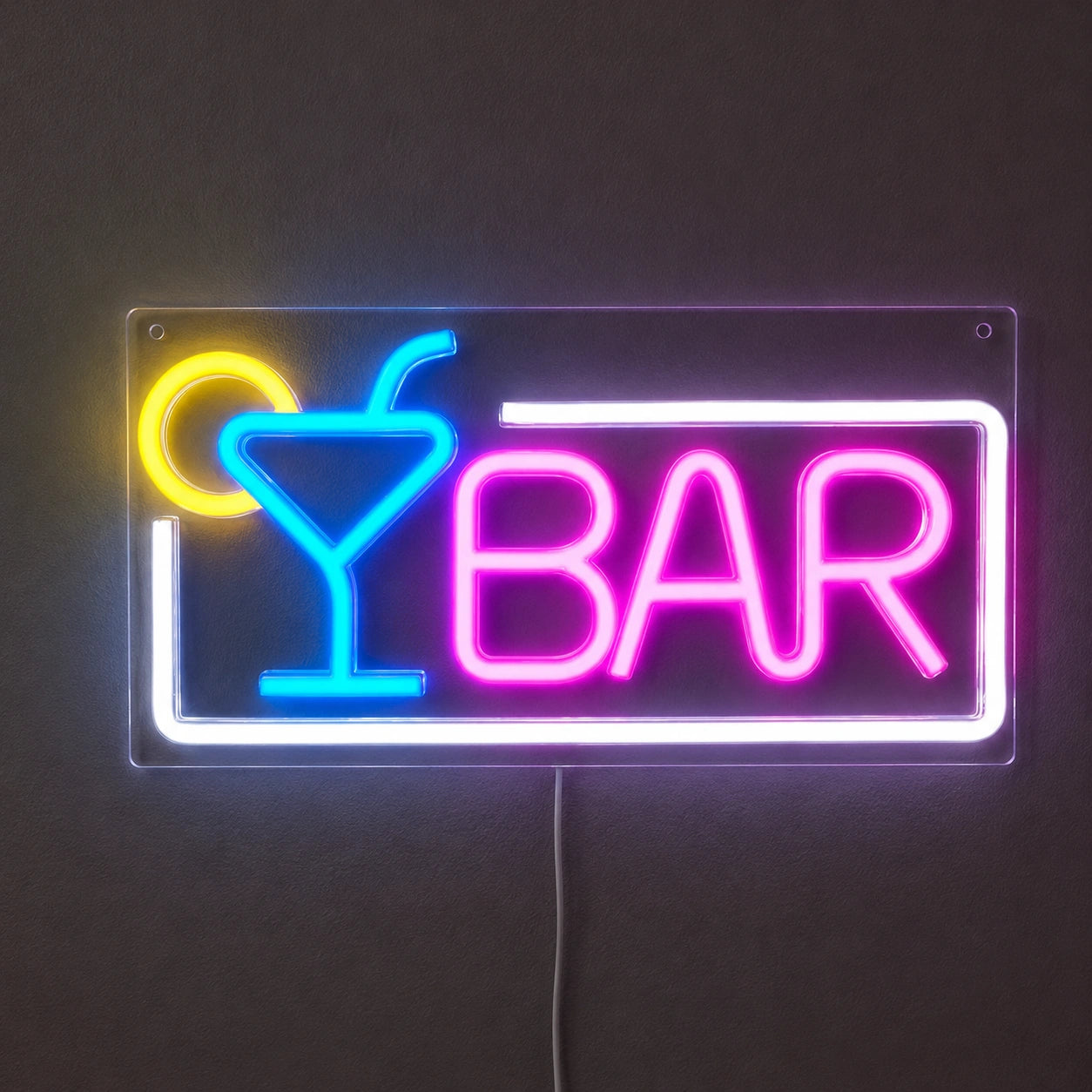 Color Martini Bar Neon Sign LED Neon Sign high-converting product image