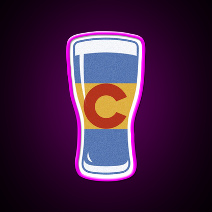 Colorado Flag Craft Beer Bar Decor Led Neon Sign Rgb Color - Neon sign mounted on wall in room