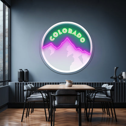 Colorado Mountains Led Neon Signs - Shineneon