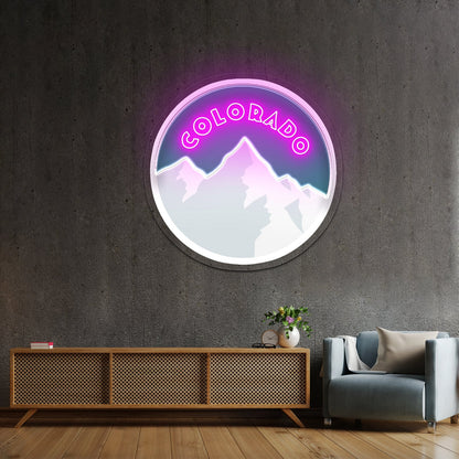 Colorado Mountains Led Neon Signs - Shineneon