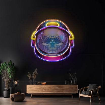 Colorful Astronaut Skull Led Neon Sign Light Custom Led Signs - Shineneon