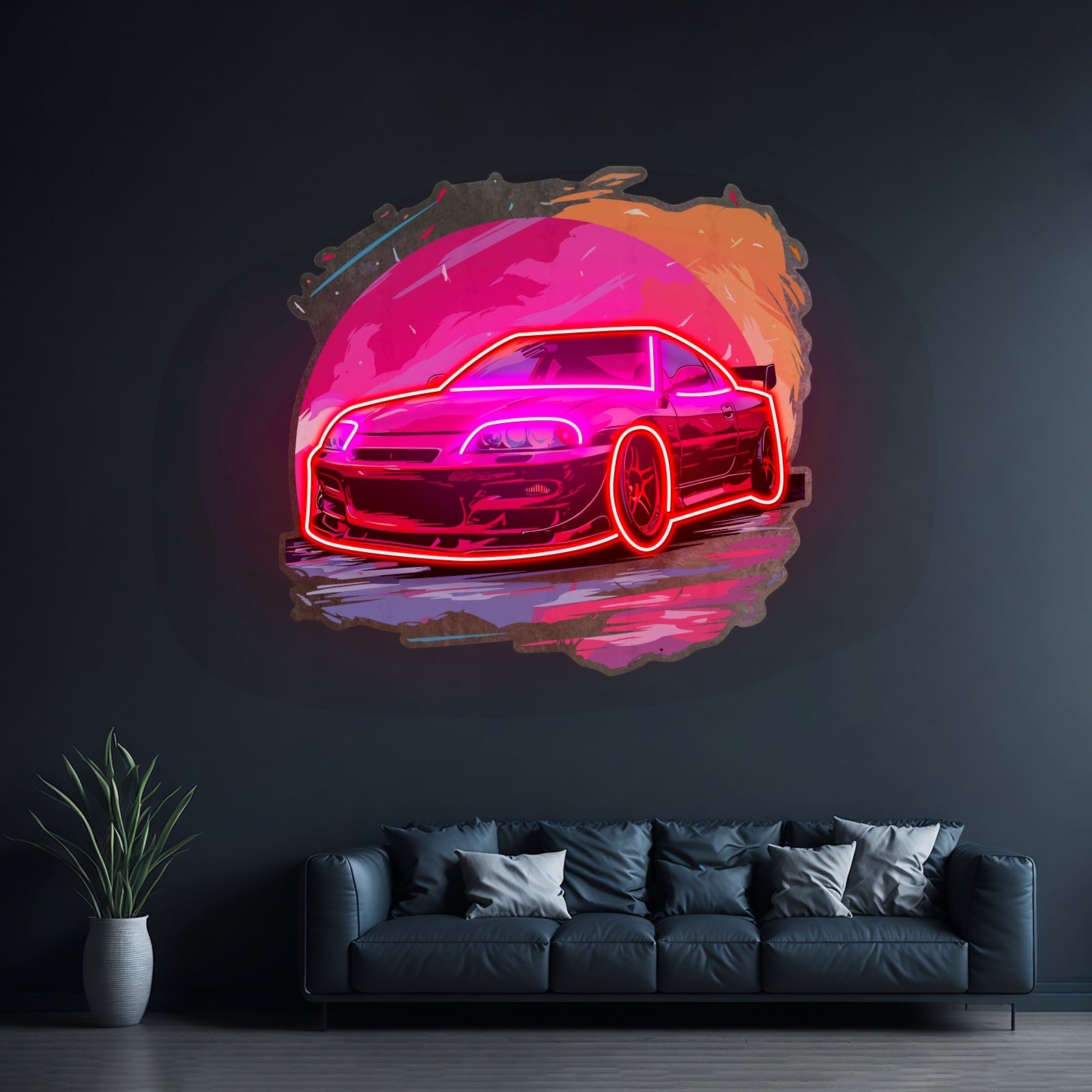 Colorful Car Led Neon Sign Light Custom Led Signs - Shineneon