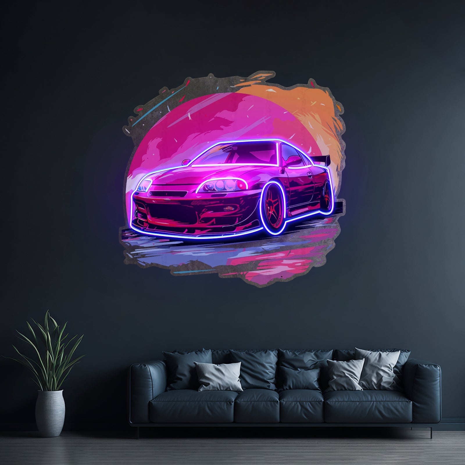 Colorful Car Led Neon Sign Light Custom Led Signs - Shineneon