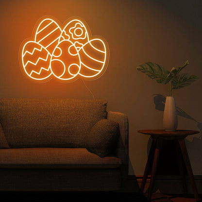 Colorful Eggs Easter Neon Sign For Home Storefront | Shineneon