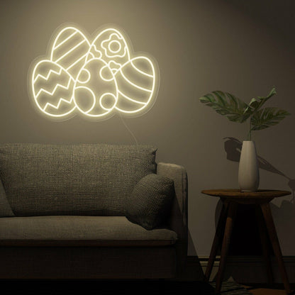 Colorful Eggs Easter Neon Sign For Home Storefront | Shineneon