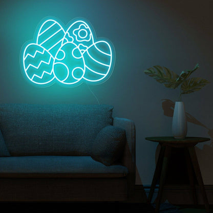 Colorful Eggs Easter Neon Sign For Home Storefront | Shineneon