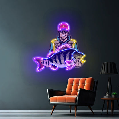 Colorful Fishing Led Neon Sign Light Custom Led Signs - Shineneon
