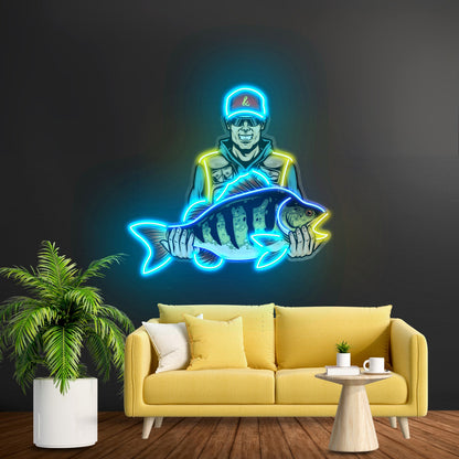 Colorful Fishing Led Neon Sign Light Custom Led Signs - Shineneon
