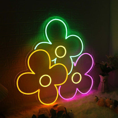 Colorful Flowers Custom Led Neon Sign - Shineneon