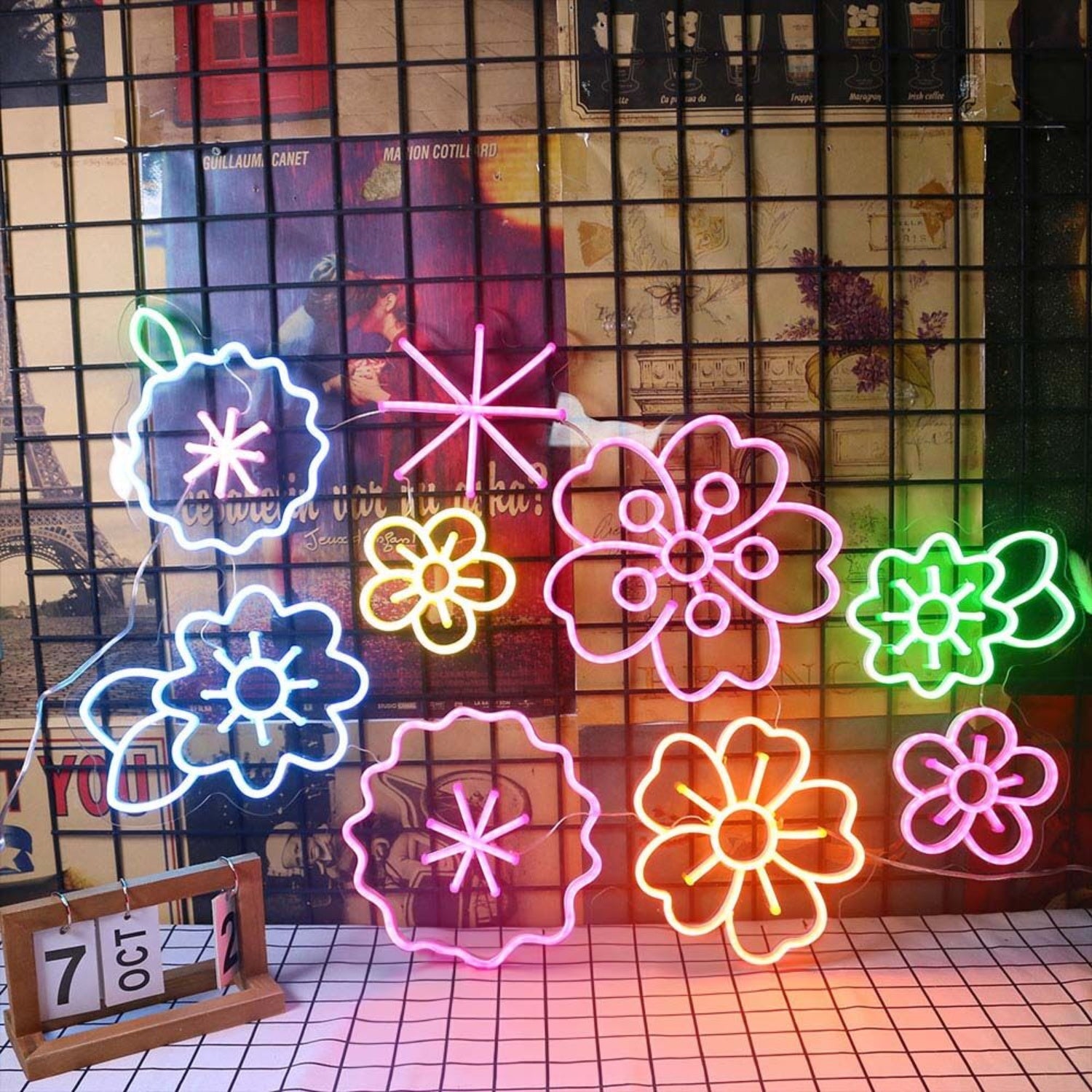 Colorful Flowers Led Neon Sign For Floral And Elegant Decor | Shineneon