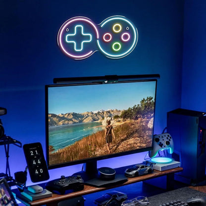 Colorful Game Console Buttons Neon Sign | Shineneon