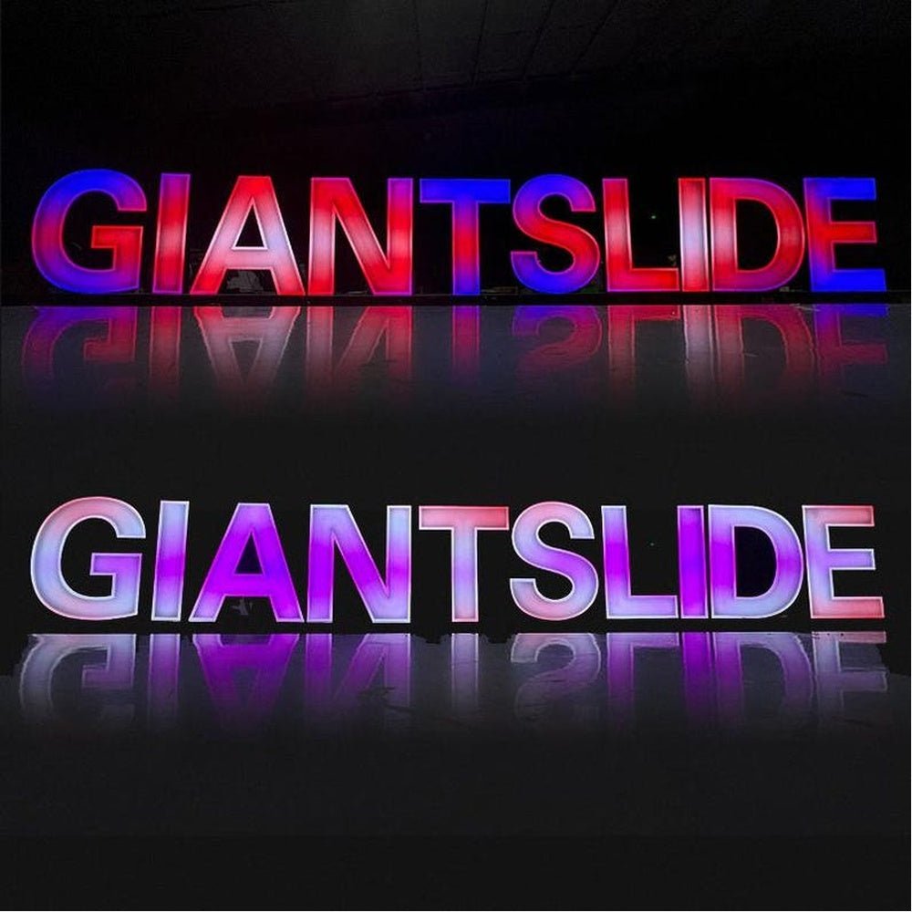 Colorful Giantslide 3D Frontlit Channel Letters Led Light Sign - Shineneon