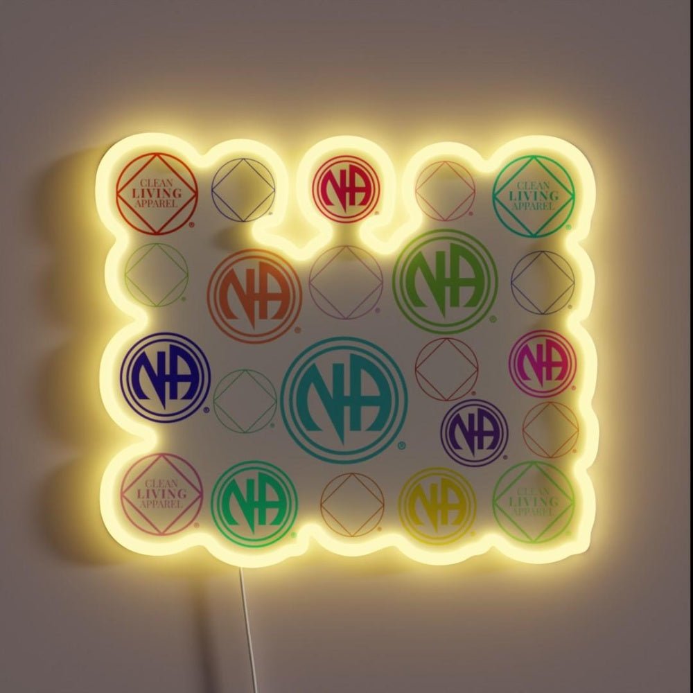 Colorful Na Symbols Narcotics Rgb Led Neon Sign - Shineneon