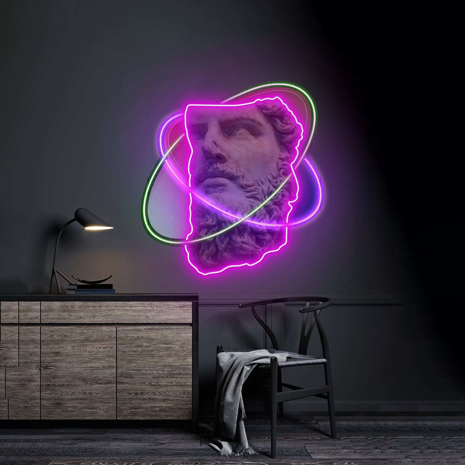 Colorful Sculpture Neon Acrylic Artwork - Shineneon