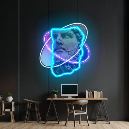 Colorful Sculpture Neon Acrylic Artwork