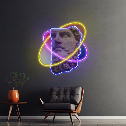 Colorful Sculpture Neon Acrylic Artwork