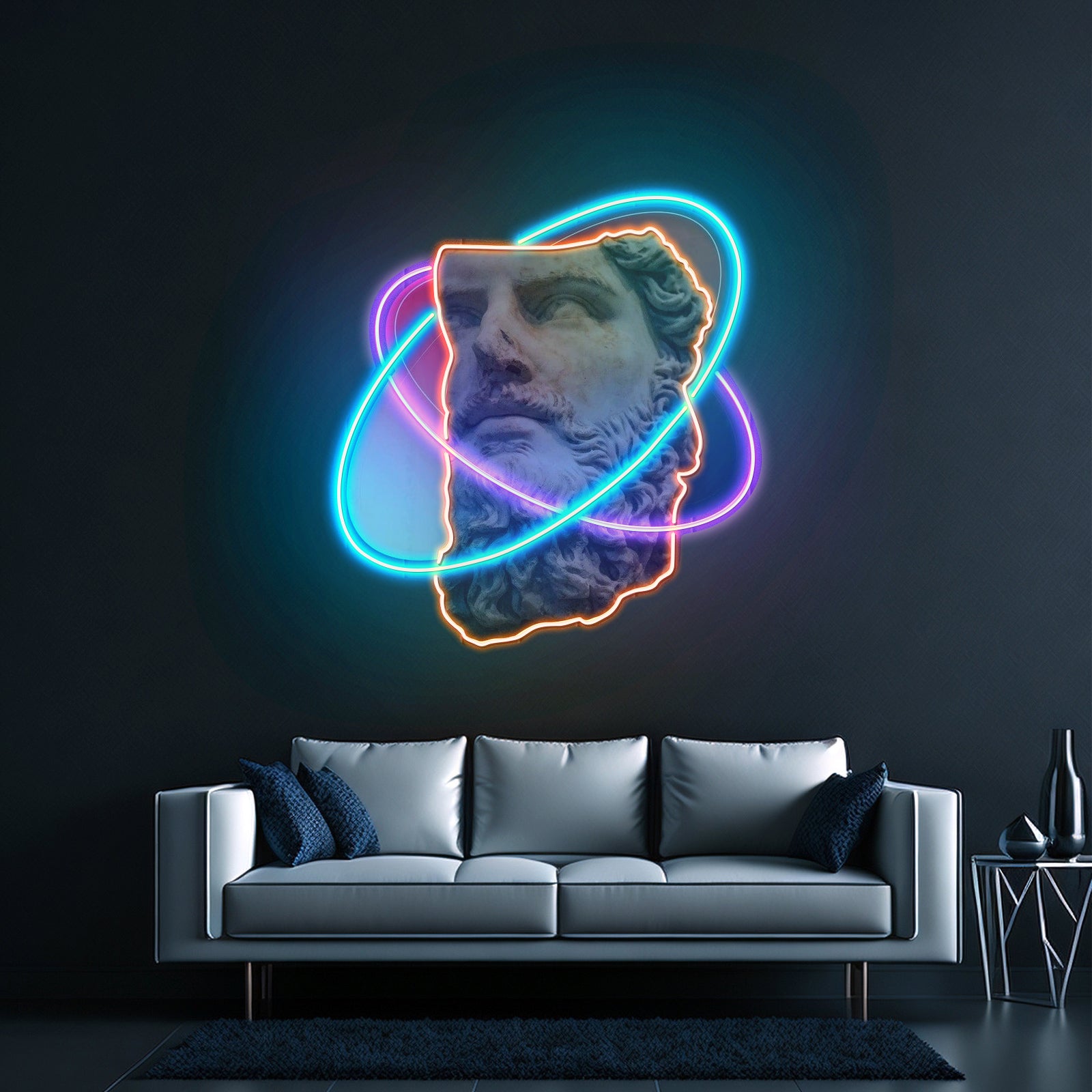 Colorful Sculpture Neon Acrylic Artwork