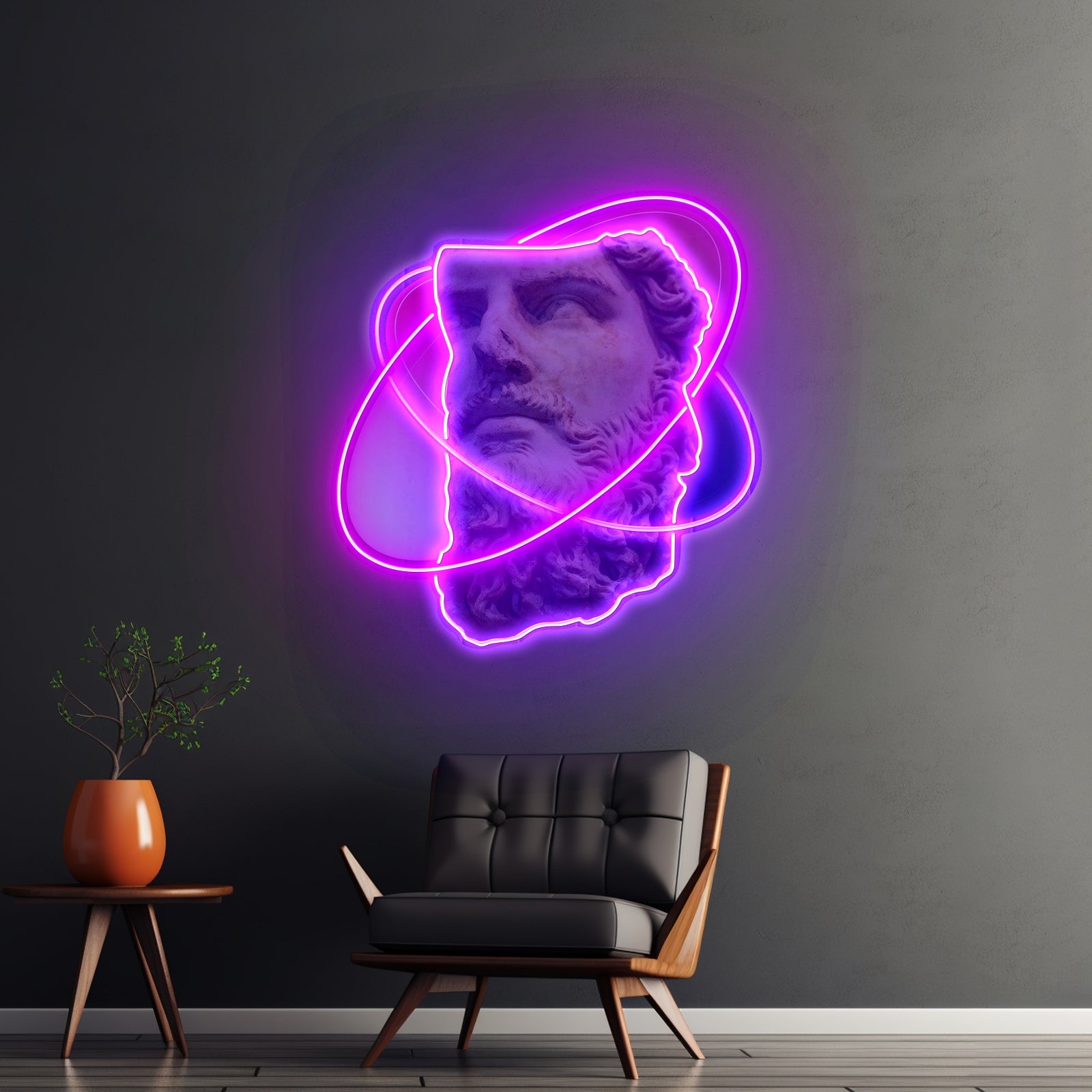 Colorful Sculpture Neon Acrylic Artwork