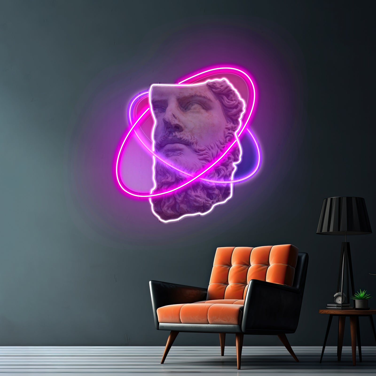 Colorful Sculpture Neon Acrylic Artwork