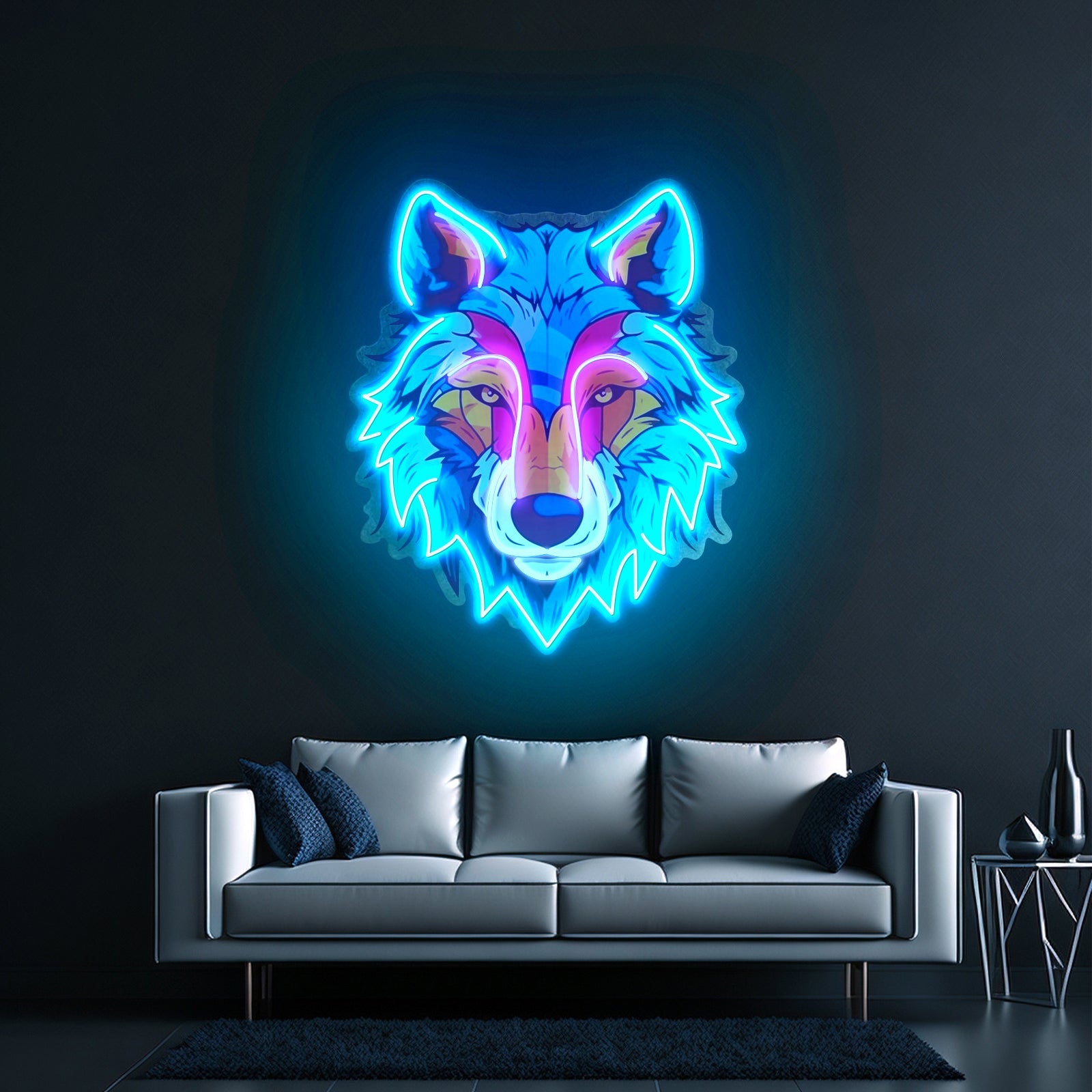 Colorful Wolf Led Neon Sign Light Custom Led Signs - Shineneon