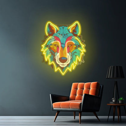 Colorful Wolf Led Neon Sign Light Custom Led Signs - Shineneon