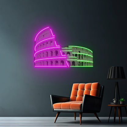 Colosseum Custom Led Signs Artwork For Sale - Shineneon