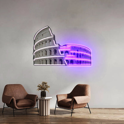 Colosseum Custom Led Signs Artwork For Sale - Shineneon