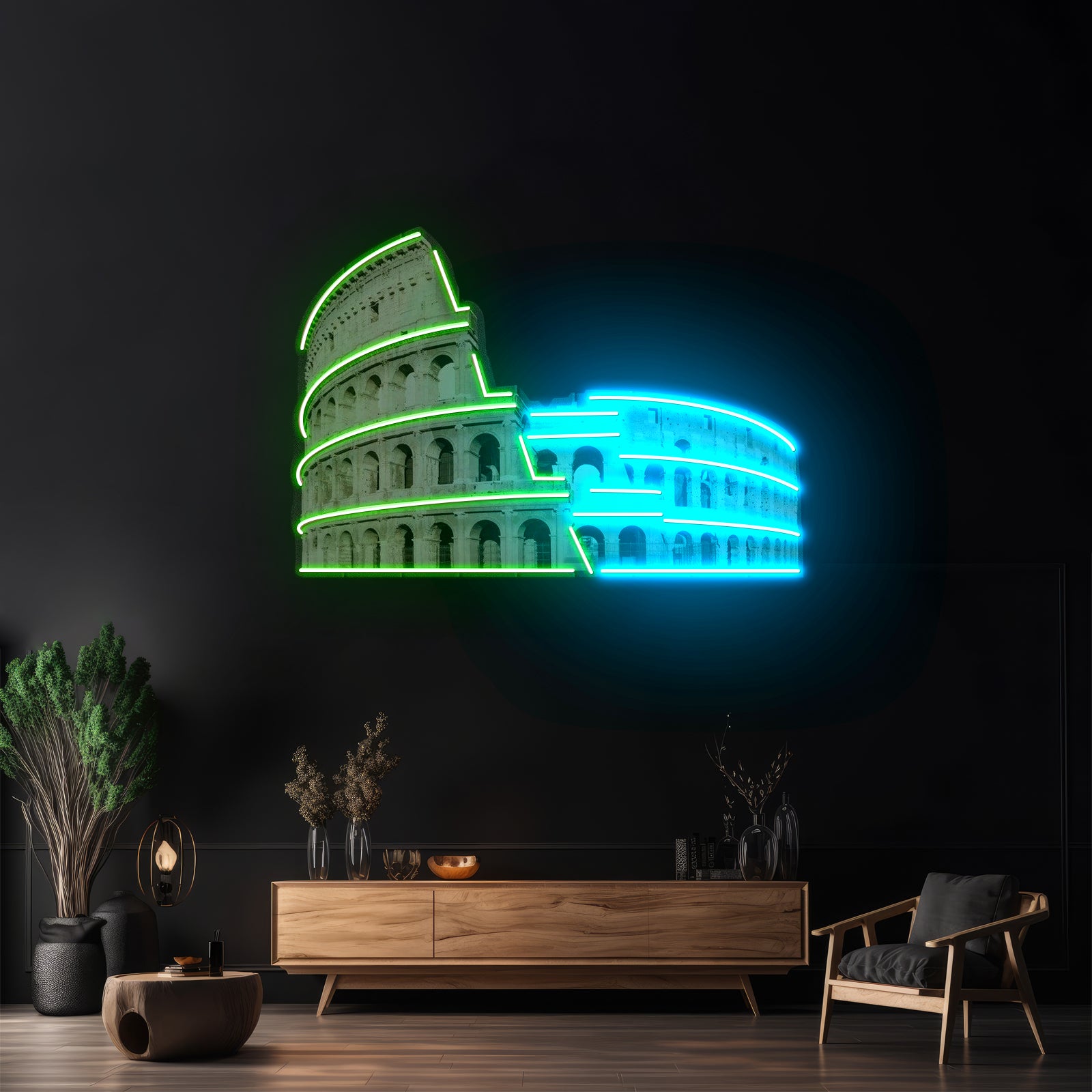 Colosseum Custom Led Signs Artwork For Sale