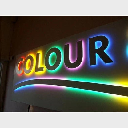 Colour 3D Backlit Channel Letters Led Light Sign - Shineneon