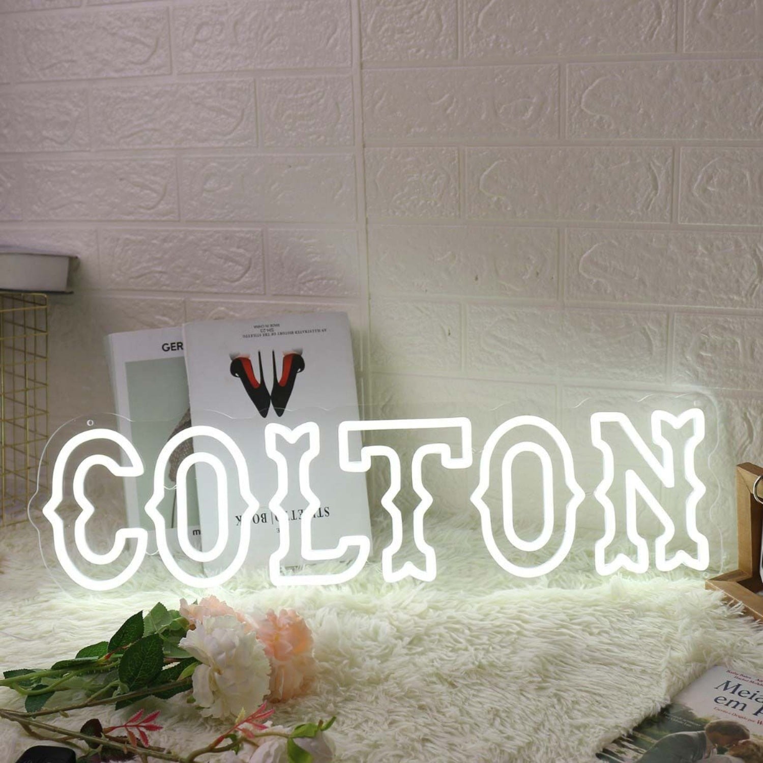 Colton White Led Neon Sign - Shineneon