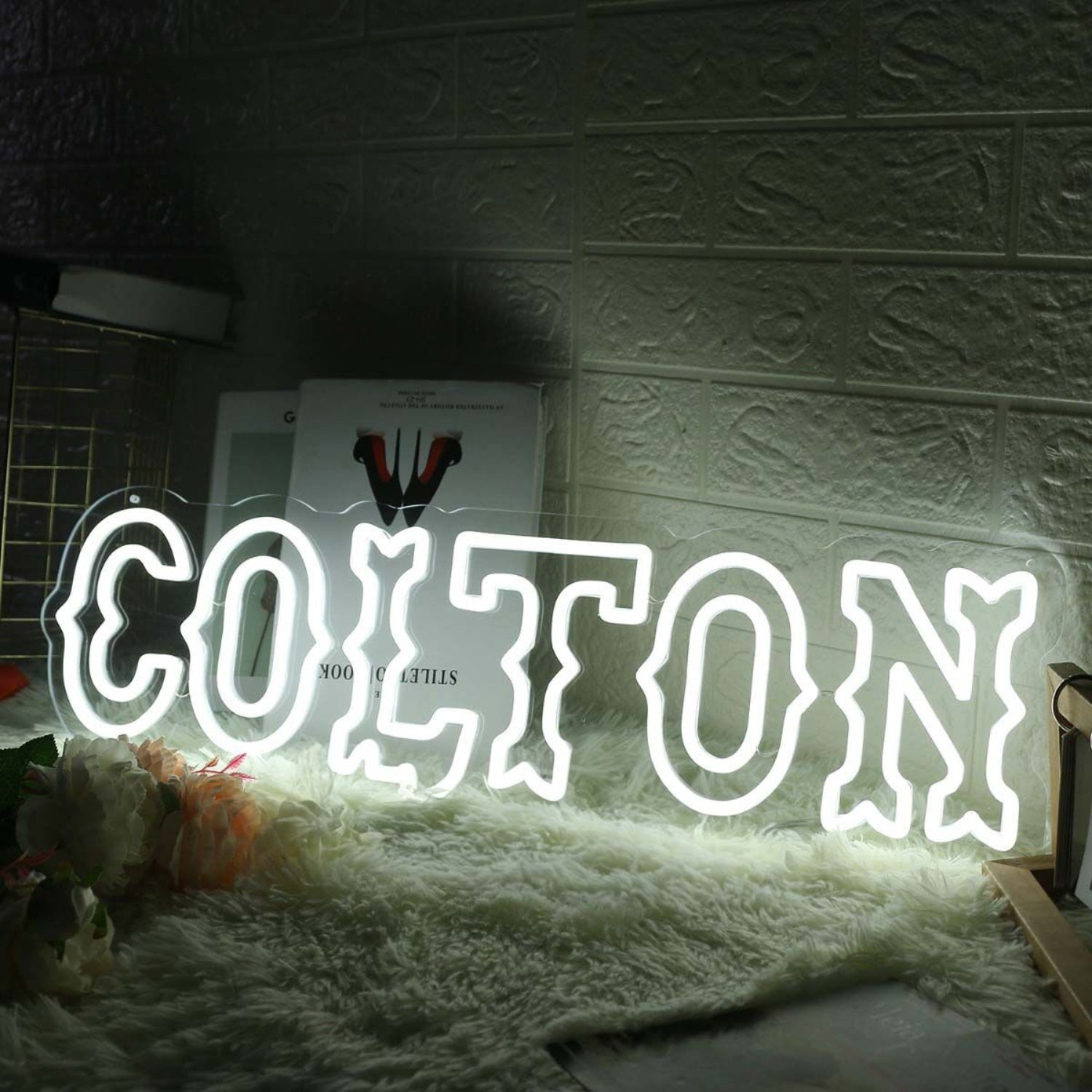 Colton White Led Neon Sign - Shineneon